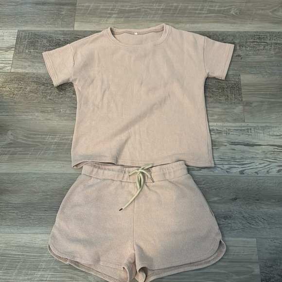 Waffle knit Pajama set - Picture 1 of 6